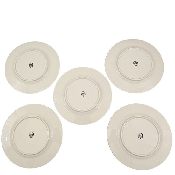 Royal Devon USA Simplicity Platinum 8 ¼” Salad Luncheon Plates – Set of 5 - Picture 2 of 16